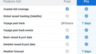 Captura de tela de MarineTraffic 21