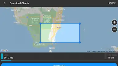 Captura de tela de Garmin ActiveCaptain® 8