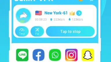Captura de tela de Bunny VPN Proxy 3