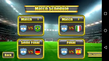 Captura de tela de Real Soccer World Cup 2014 1