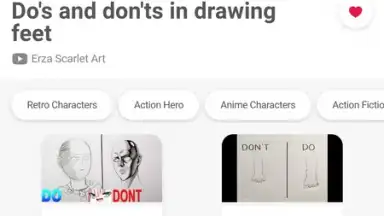 Captura de tela de Learn to draw anime 10