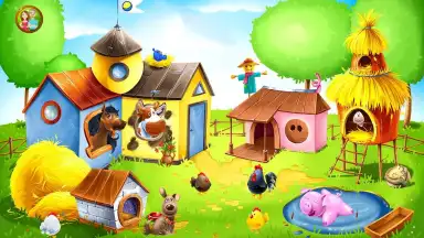 Captura de tela de Animal farm for kids 2
