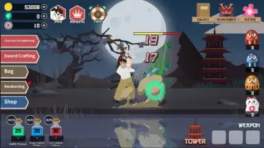 Captura de tela de Samurai Kazuya 3