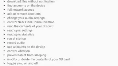 Captura de tela de Exodus Privacy 7