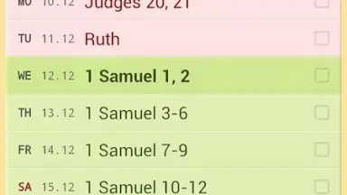Captura de tela de Bible Reading Schedule 4