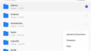 Captura de tela de ColorOS My Files 20