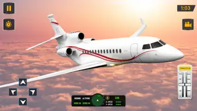 Captura de tela de Airplane Simulator Flight Game 4