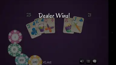 Captura de tela de BlackJack 21 Pro 2