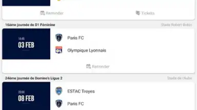 Captura de tela de Paris FC 10