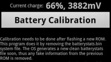Captura de tela de Battery Calibration 1