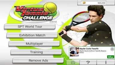 Captura de tela de Virtua Tennis Challenge 8