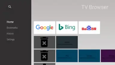Captura de tela de TV Internet Browser 1