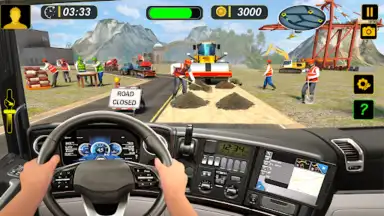Captura de tela de Road Construction Simulator 3D 3
