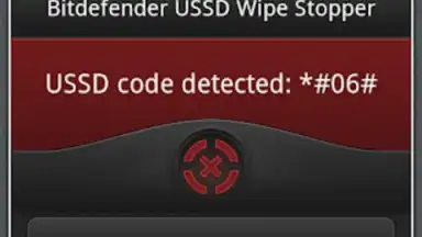 Captura de tela de Bitdefender USSD Wipe Stopper 3