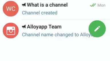 Captura de tela de Alloy -free messaging app 7