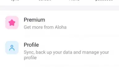 Captura de tela de Aloha Browser Turbo 7