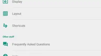 Captura de tela de Action Launcher 3