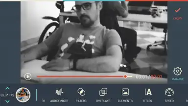 Captura de tela de Filmora 7