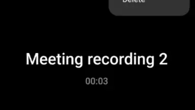 Captura de tela de ColorOS Recorder 7