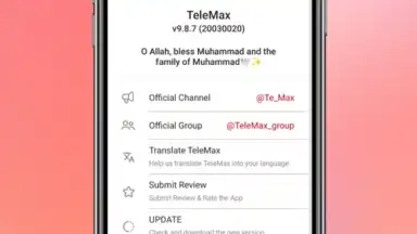 Captura de tela de Telegram Max 1