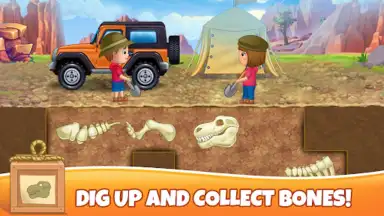 Captura de tela de Trucks and Dinosaurs for Kids 5