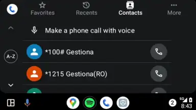 Captura de tela de Android Auto 7