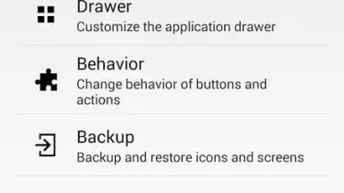 Captura de tela de Launcher+ 7