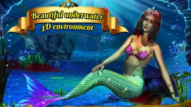 Captura de tela de Cute Mermaid Simulator 3D 11