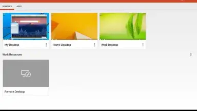 Captura de tela de Microsoft Remote Desktop Beta 7