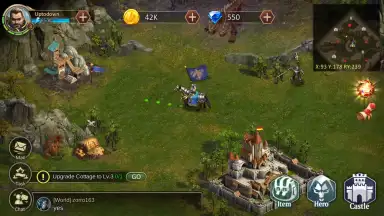 Captura de tela de Dungeon and Heroes 1