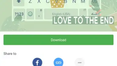Captura de tela de Facemoji Emoji Keyboard Pro 1