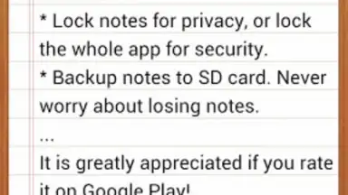 Captura de tela de Bloc EasyNote Notepad 3