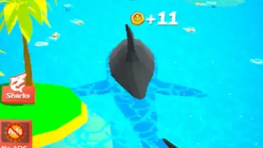 Captura de tela de Idle Shark World - Tycoon Game 2