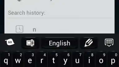 Captura de tela de Black Style Keyboard 5
