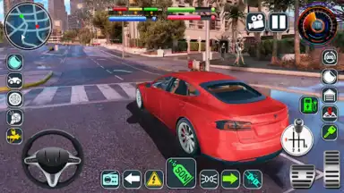 Captura de tela de Electric Car Game Simulator 4