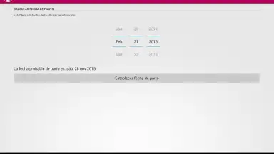 Captura de tela de Semanas Embarazo 1