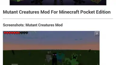 Captura de tela de Mods Minecraft PE PRO 1