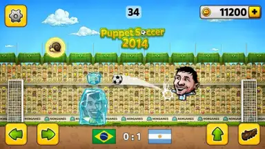 Captura de tela de Puppet Soccer 2014 1