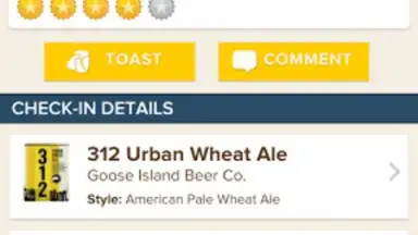 Captura de tela de Untappd 8