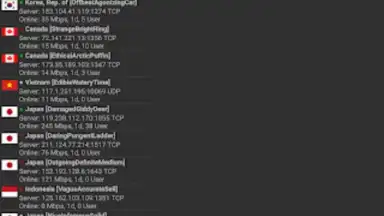 Captura de tela de VPN Servers 3