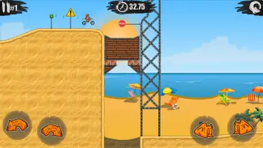 Captura de tela de Moto X3M Bike Race Game 4