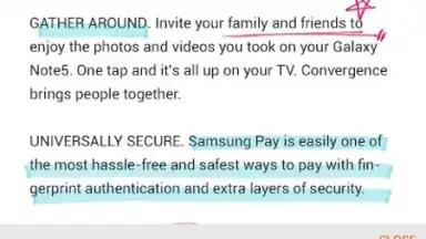 Captura de tela de Samsung Write on PDF 2
