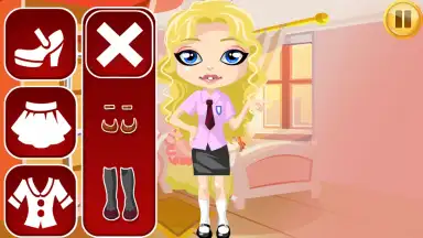 Captura de tela de School Dress Up 3
