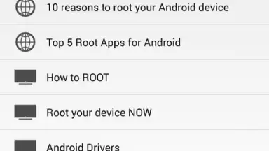 Captura de tela de Root Tutorials 1