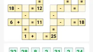 Captura de tela de Cross Math 3