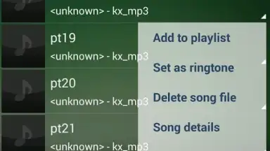 Captura de tela de Music Player 9