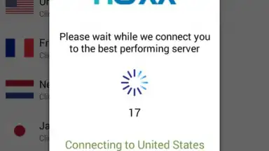 Captura de tela de Hoxx VPN 1