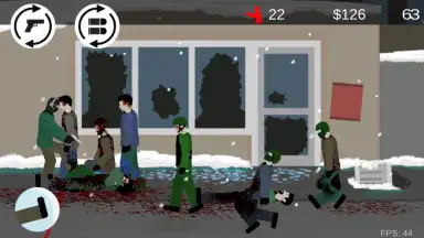 Captura de tela de Flat Zombies: Cleanup and Defense 16