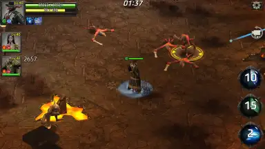 Captura de tela de Ultimate Heroes 4