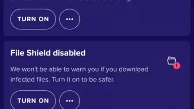 Captura de tela de Avast Antivirus & Security 5